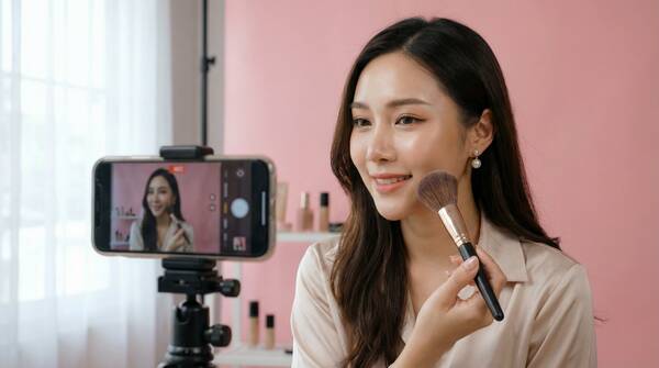 国产自拍美妆视频教程