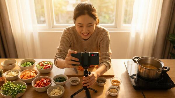 国产自拍美食视频教程